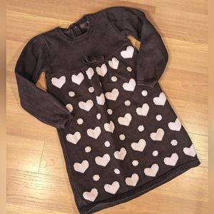 🩷 4 for $20 🩷 sweater dress with hearts, 4T